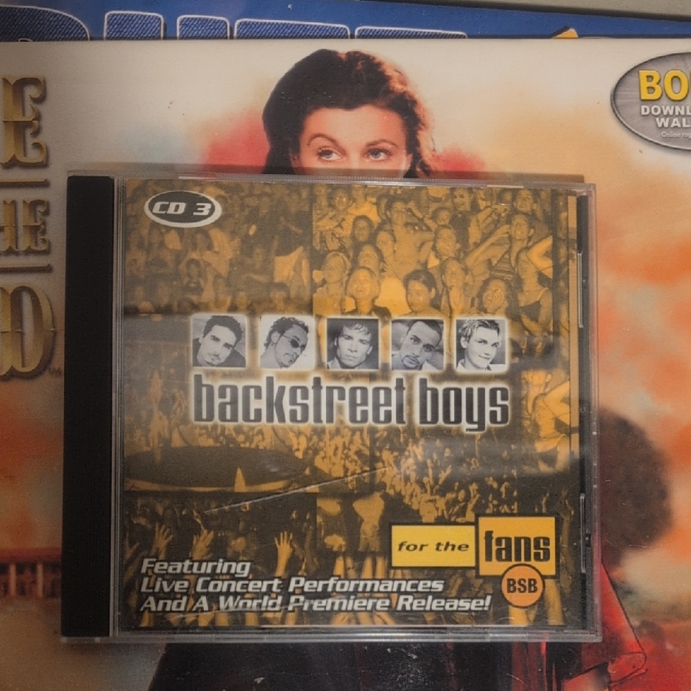 Backstreet Boys For The Fans CD Yellow Disc Three Burger King 2000 Y2K BSB Jive